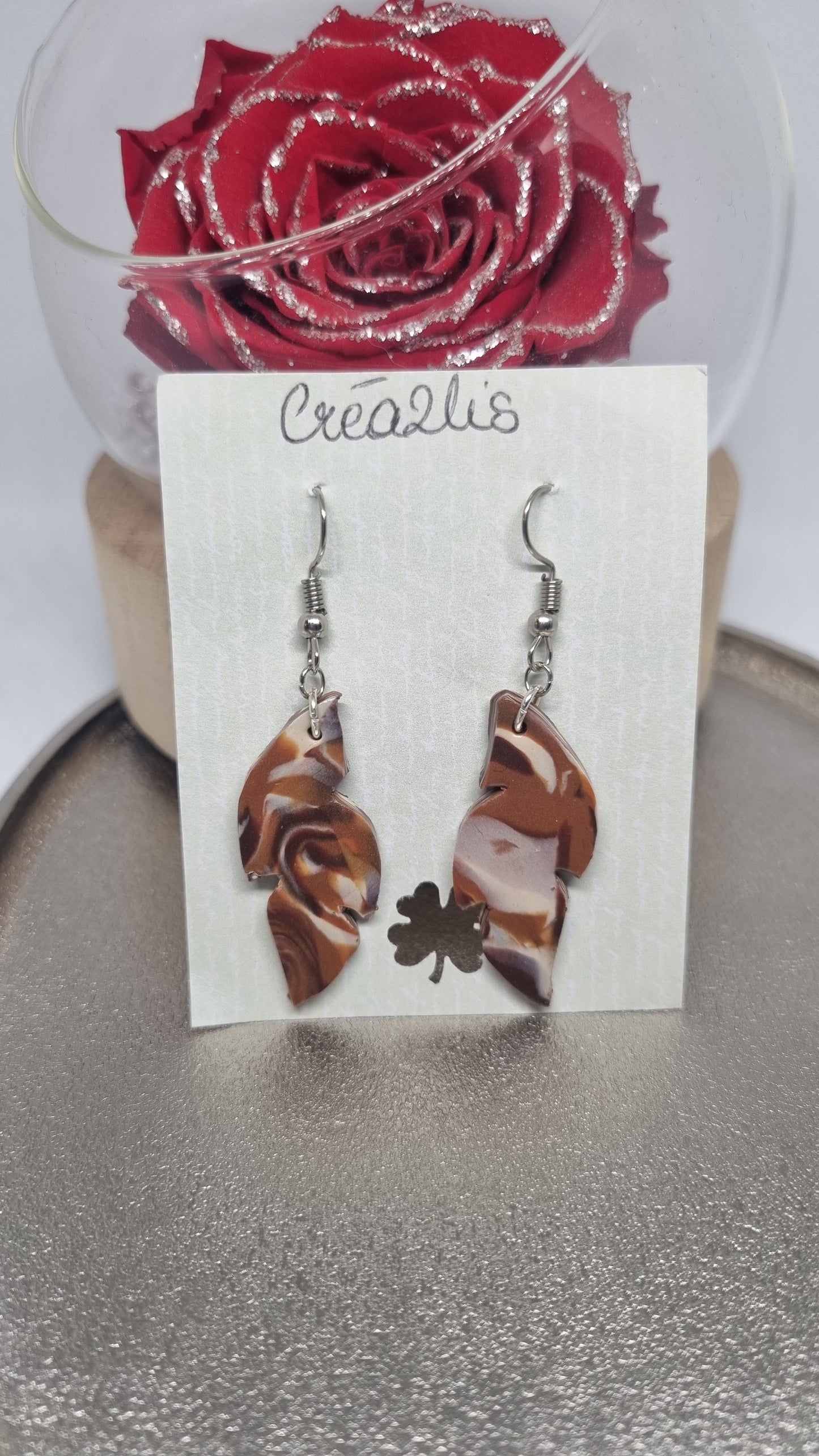 Plumbago - Petite Boucles d'oreilles