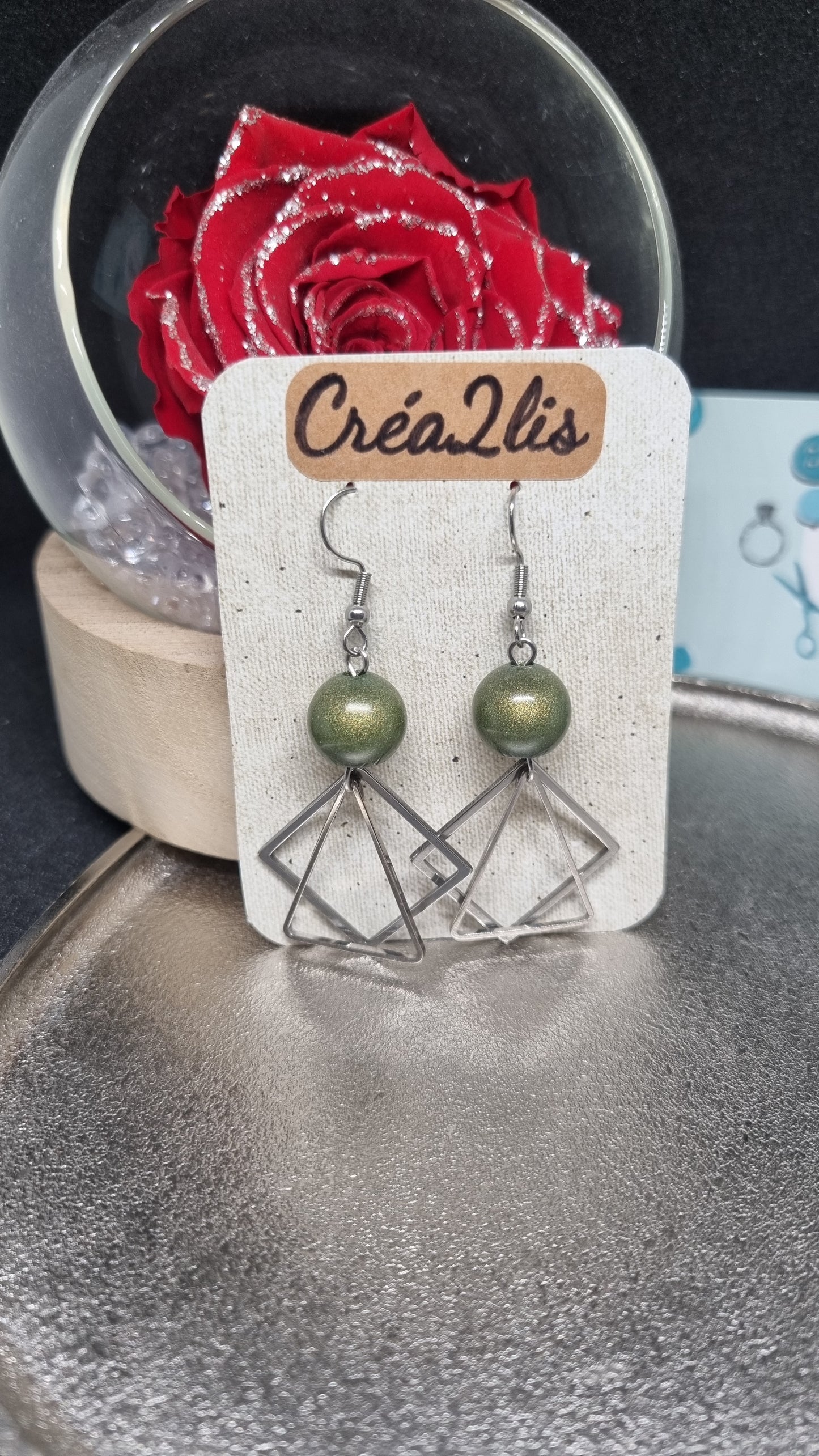 Lusaka - Petites Boucles d'oreilles