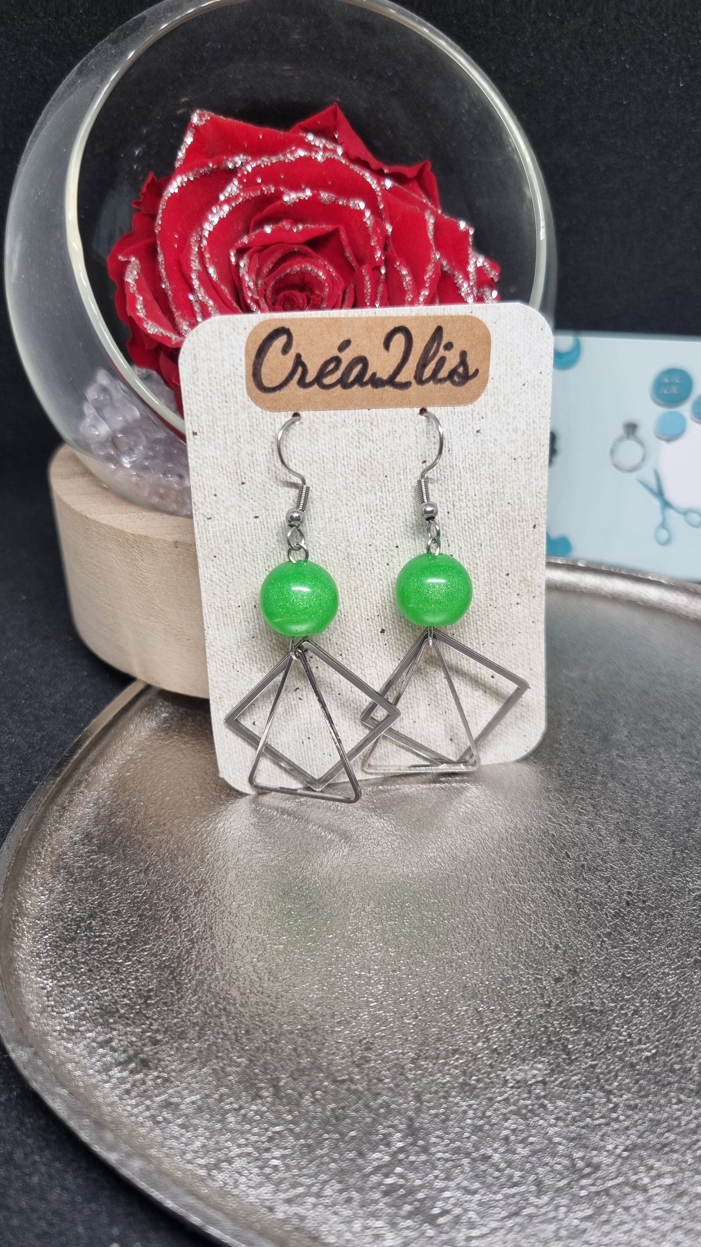 Lusaka - Petites Boucles d'oreilles