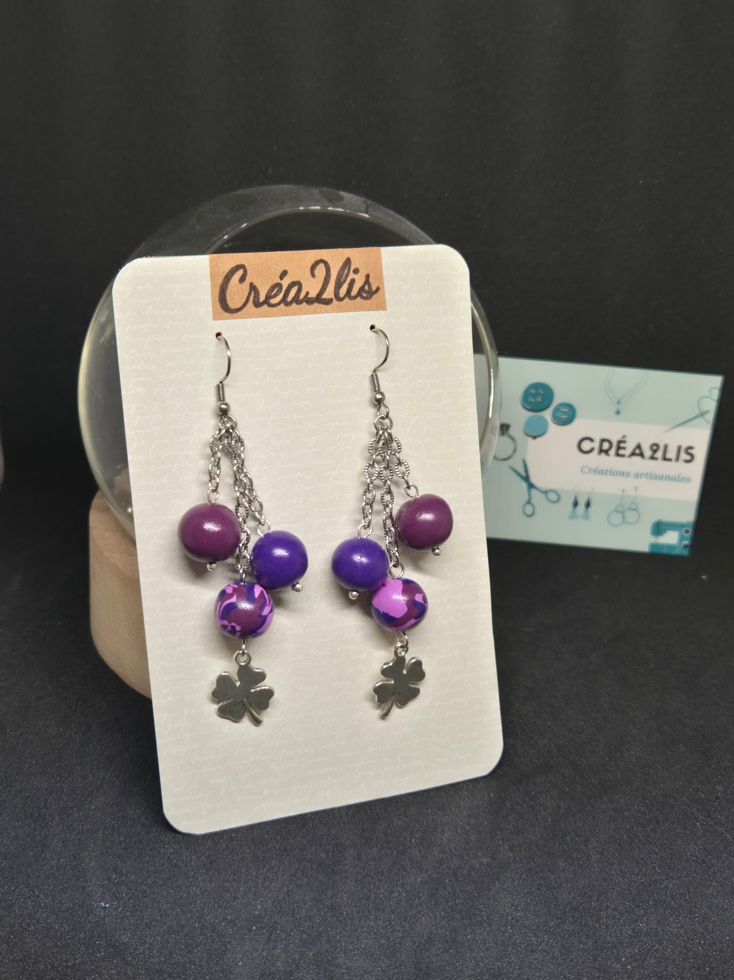 Lantana - Boucles d'oreilles